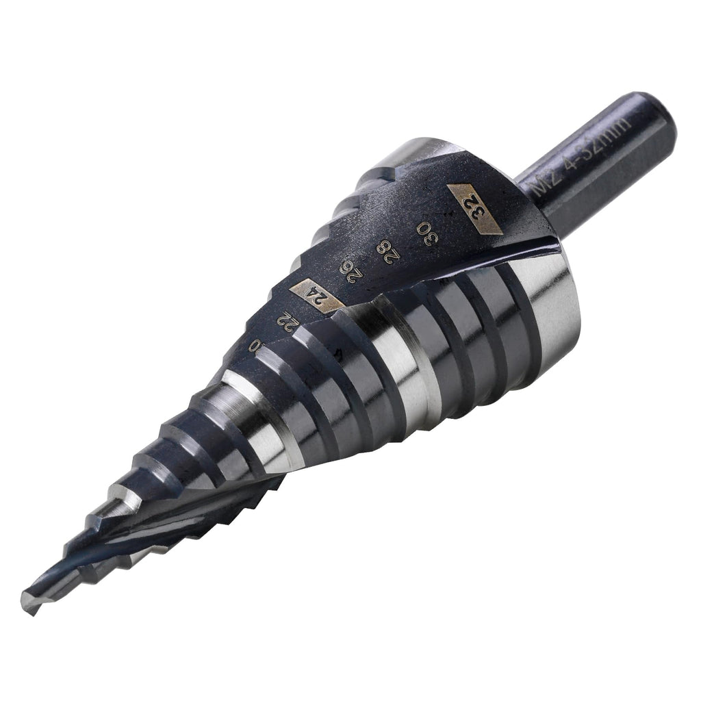 Jerax tools 4mm-32mm Metric M2 Step Drill Bit Unibit for Hole Drilling