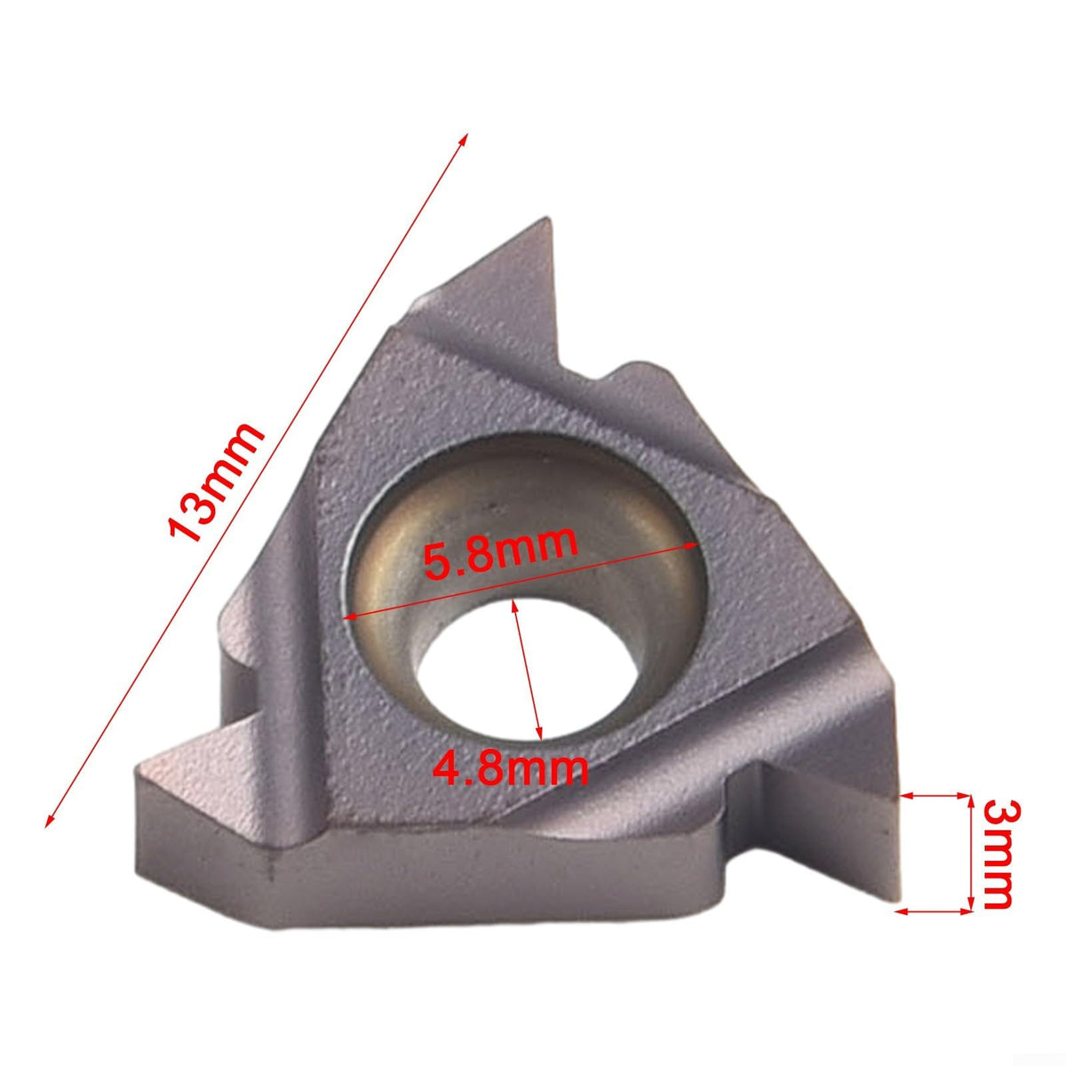 Carbide Threading Inserts 16ER AG60 for Steel Cutting