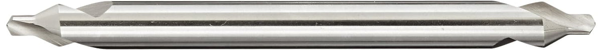 YG-1 - D1C90101 D1C90 High Speed Steel Long Length Center Drill Bit, Uncoated (Bright), Slow Spiral, 60 Degree, 3/16" Diameter x 6" Length (Pack of 1)