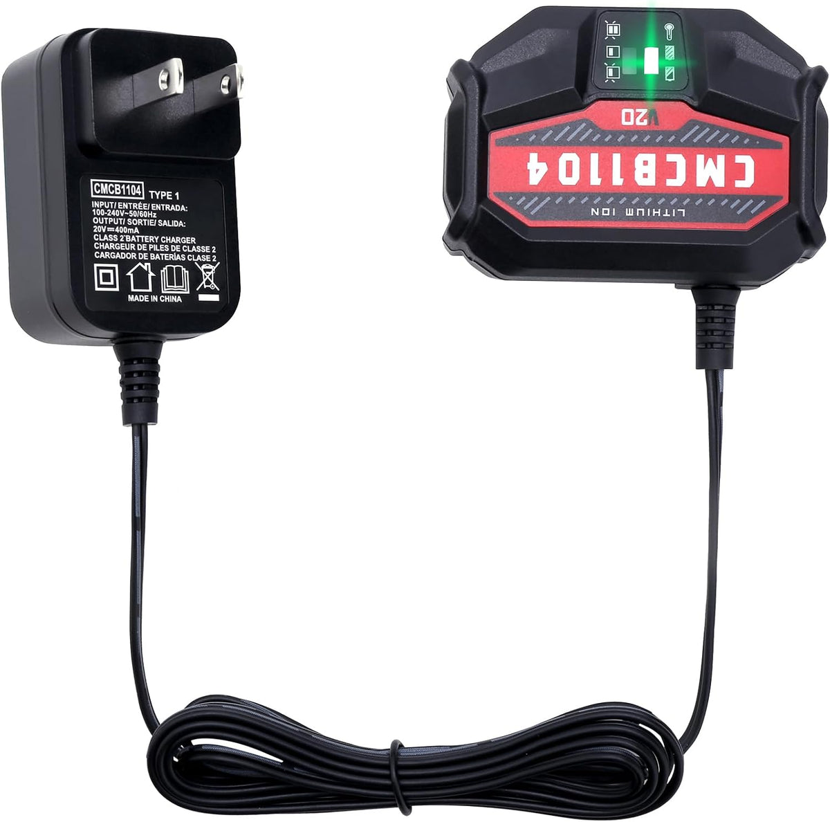 Biswaye V20 Charger Compatible with Craftsman 20V Battery CMCB202 CMCB204