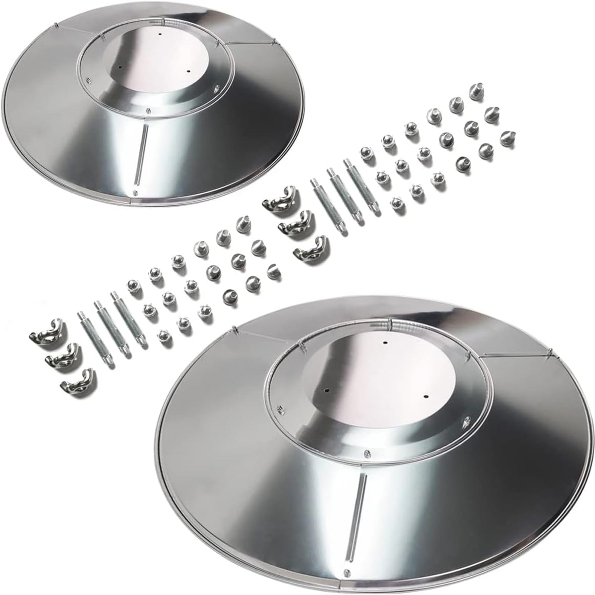 2 Units Patio Heater Heat Reflector Shield, Replacement Dome Part for Outdoor Heaters