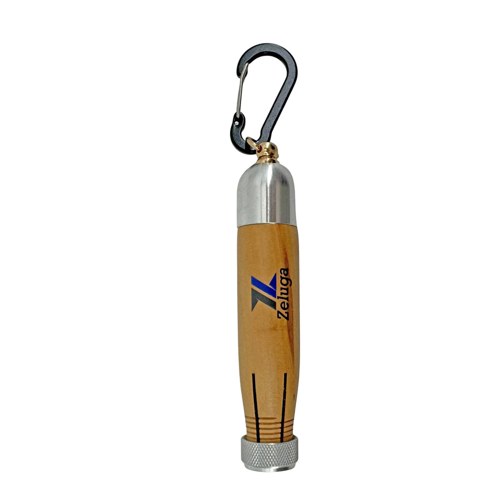 Zeluga 30-560 Lumber Crayon Holder, Beech Wood Clip w/Aluminum Carabiner