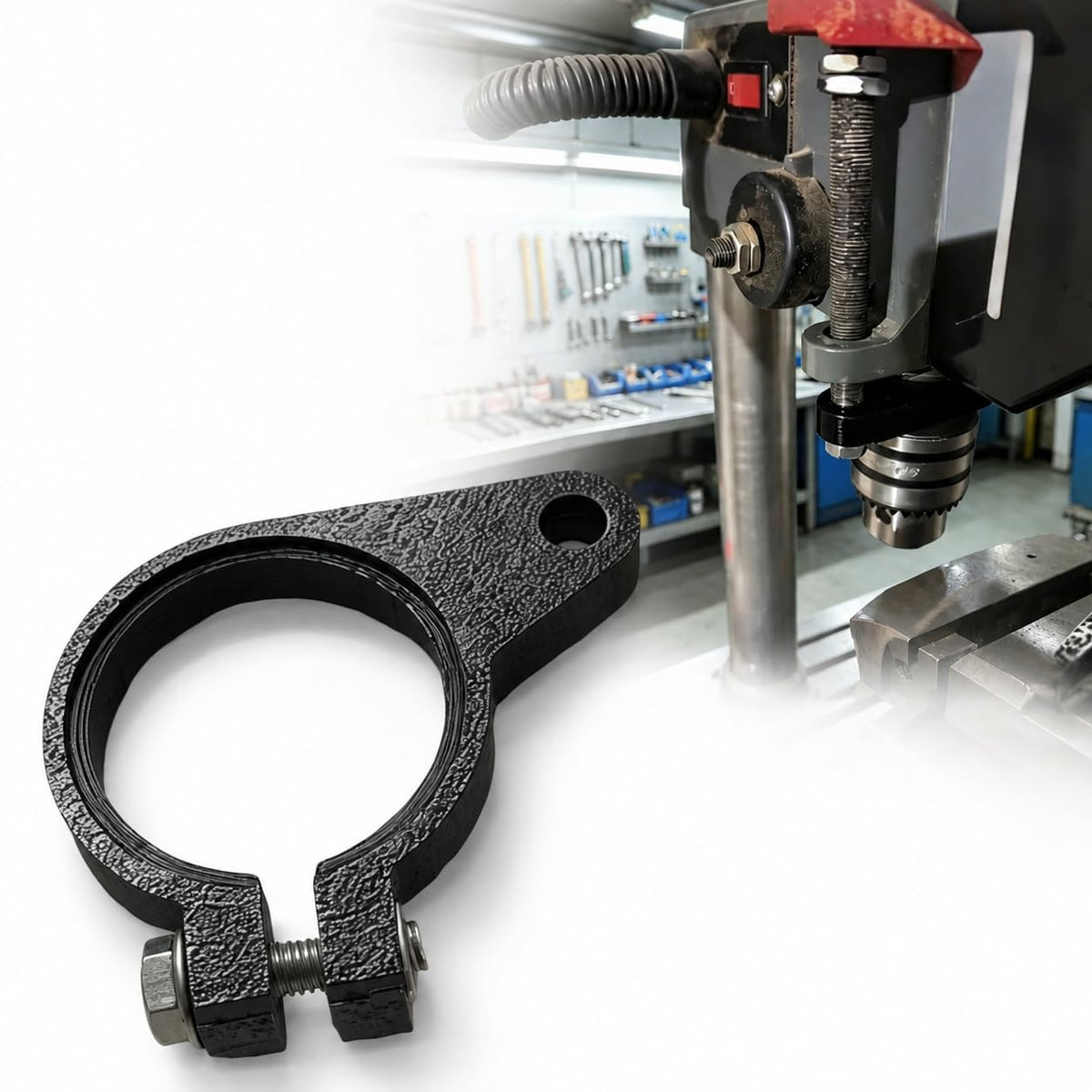 Drill Press Depth Stop Replacement, 8 in Compatible with Central Machinery