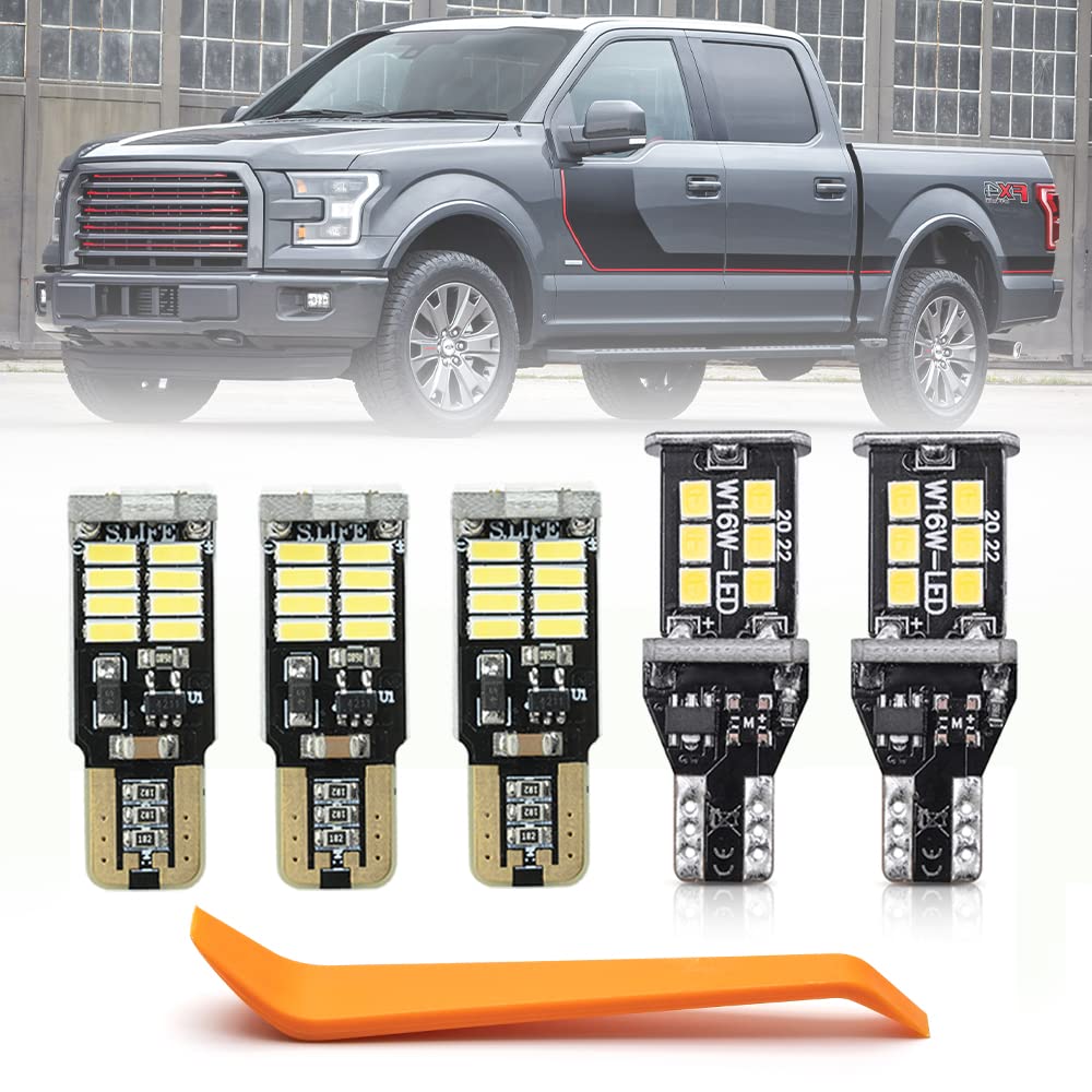 6Pcs Interior LED Light Bulbs Kit for Fo'rd F150 F-150 2015-2022