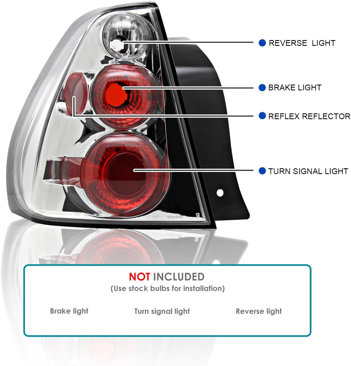 SPEC-D TUNING Tail Lights For 2004-2007 Chevy Malibu