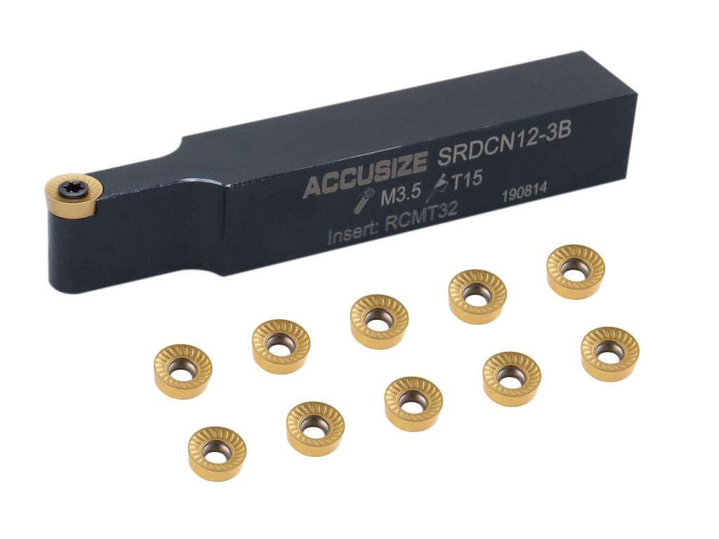 Accusize SRDCN12-3B Indexable Tool Holder, 3/4 x 4-1/2 in, 2376-0012INS