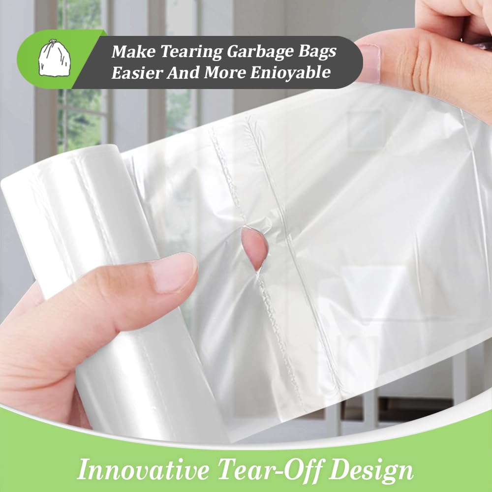 Medium Black Trash Bags 10 Gallon 100 Count Kitchen Garbage Bags