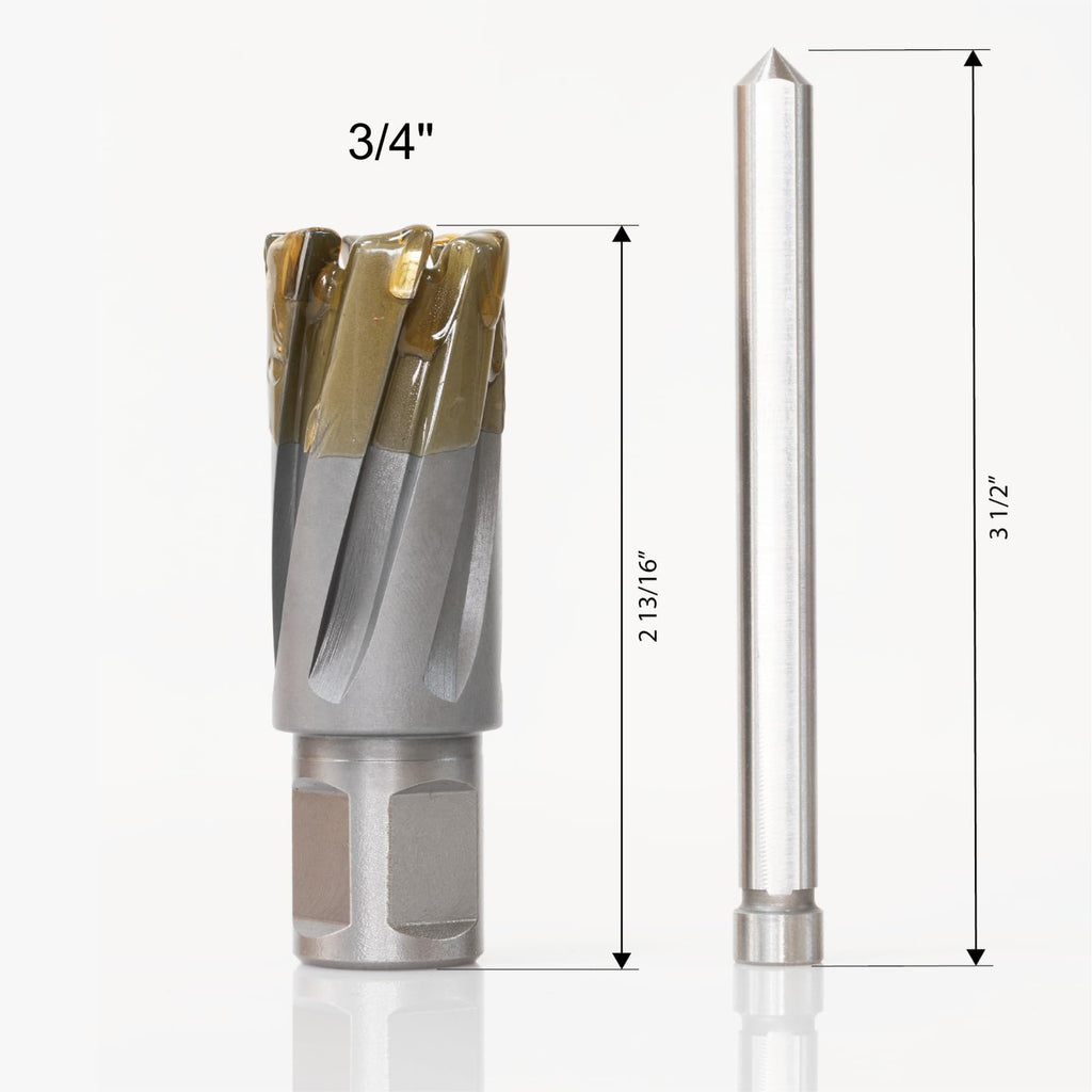Wind Speed 3/4 in TCT Annular Cutter, 1-3/8 in Depth, 3/4 in Weldon Shank