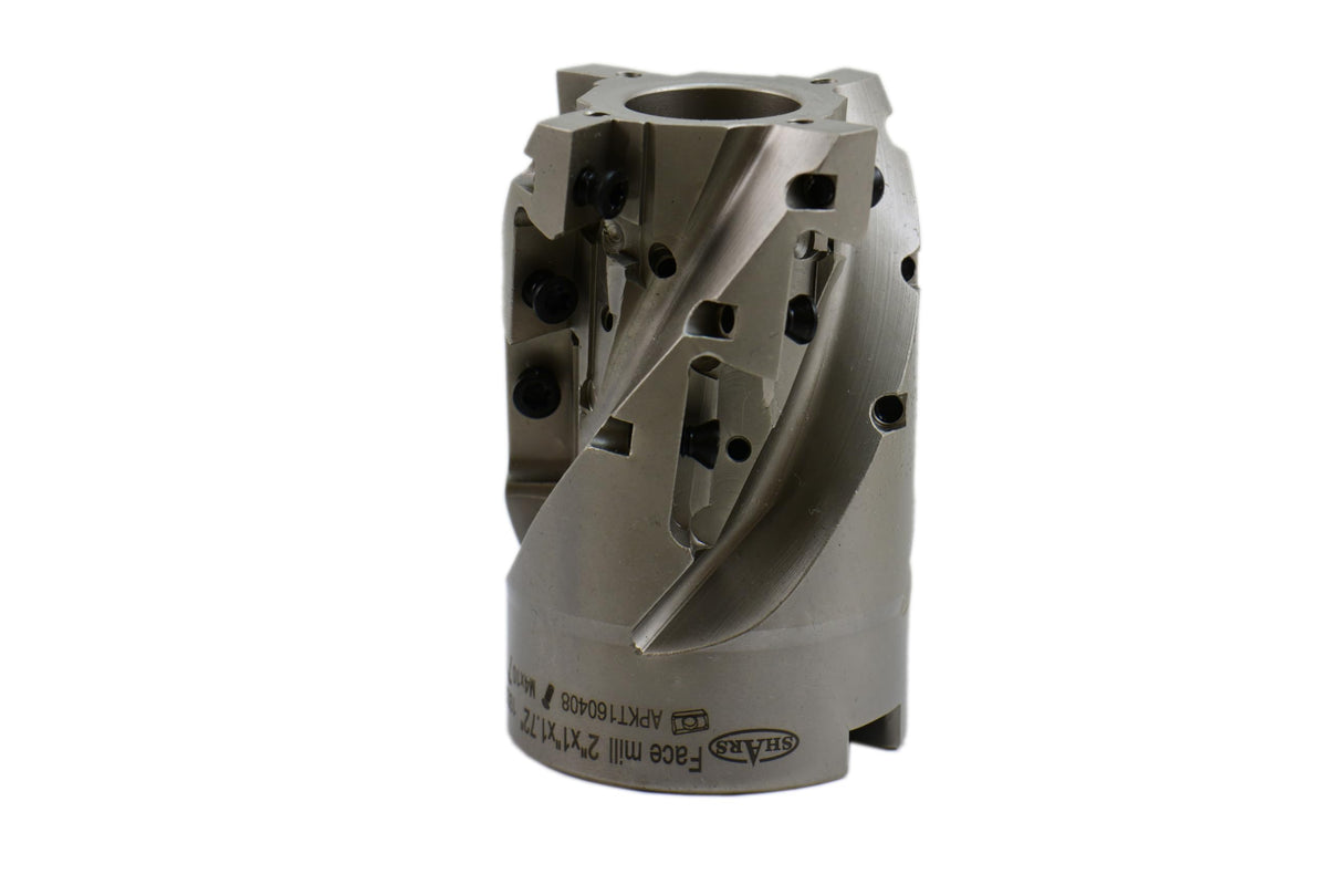 Shars 2" 90° Coolant Through Indexable Helical Face Mill APKT 1604 12 Inserts + Certificate NEW 404-2960 S[