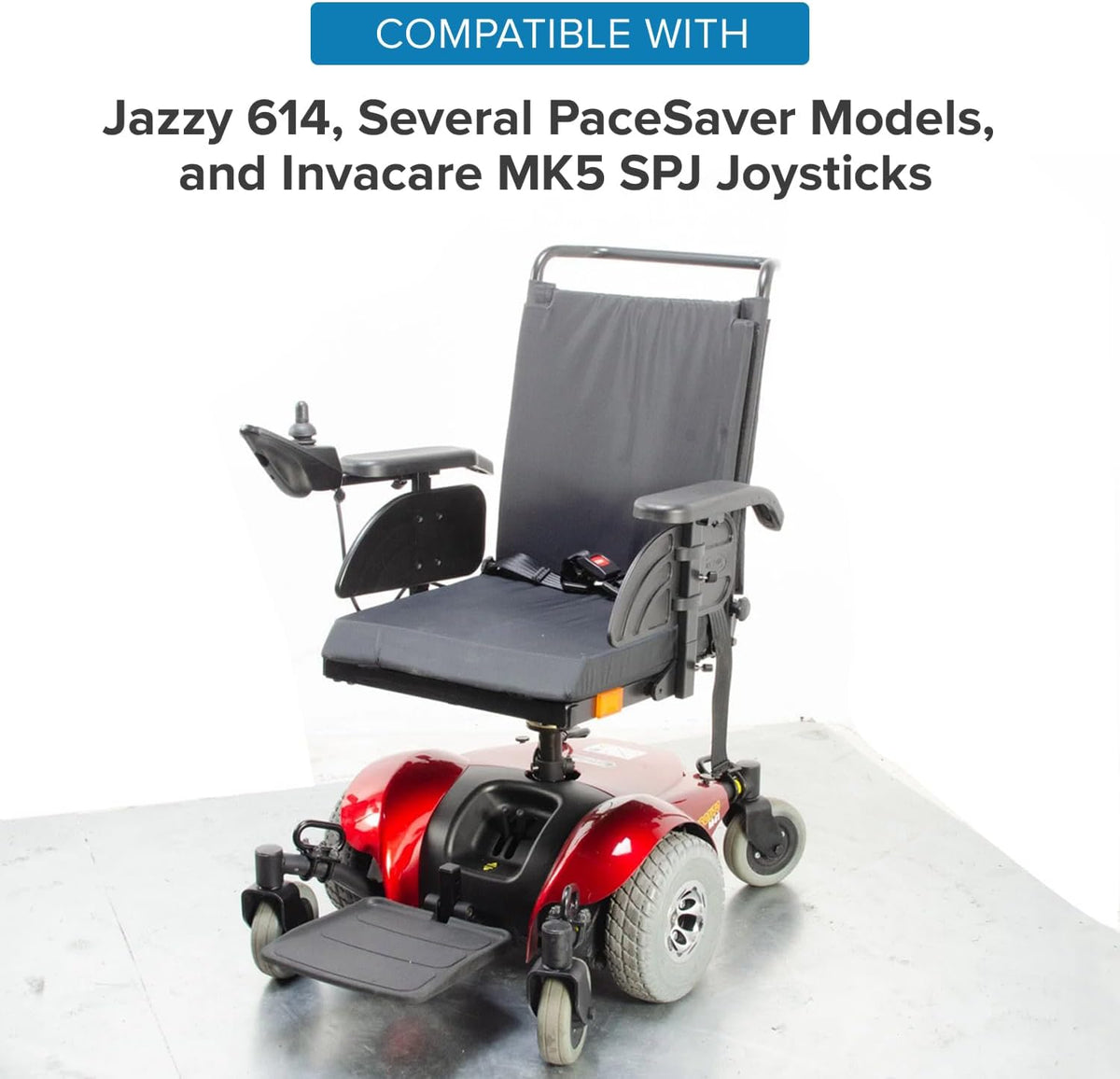 Keypad with Actuator Buttons for the 5-Key Dynamic Shark DK-REMD11 and MK5 SPJ+ Joysticks - Power Chair Joystick Remote Controller Rubber Pad (82675/1165093 / PLSINDV1265 / MBC-GLA80842)