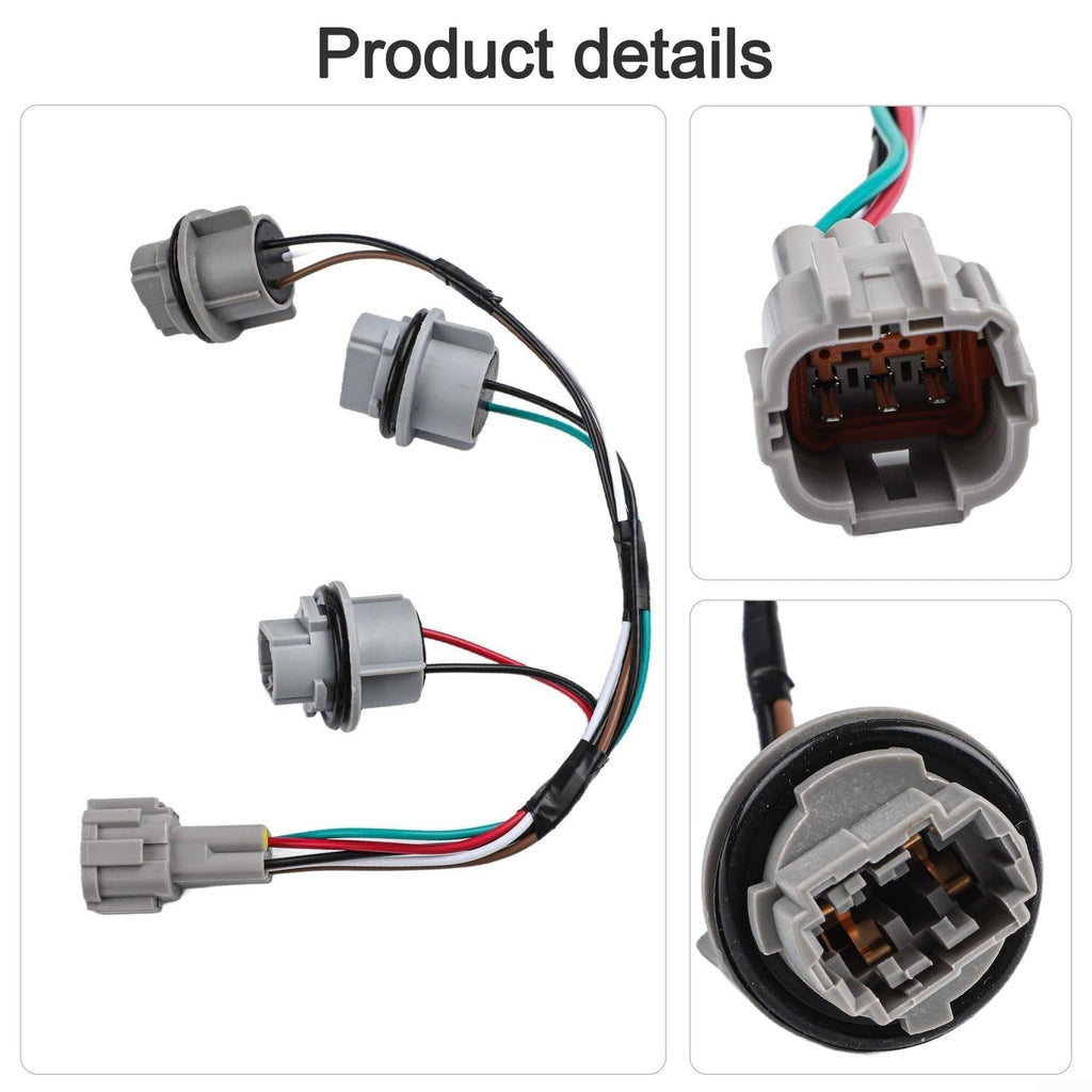 Noteflora Tail Light Lamp Wiring Harness 26551-3S500 Rear Tail Light Wiring Harness Fit For Nissan For Frontier 1998-2002 Rear Left Right Wire