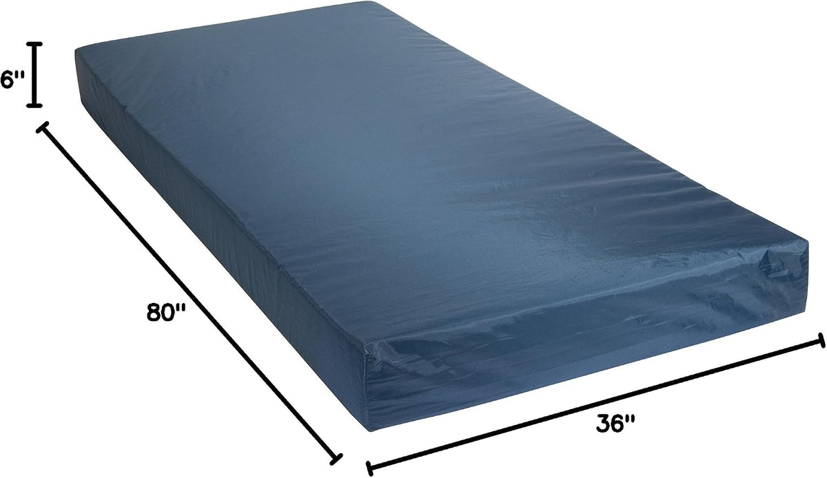 Drive Medical Therapeutic Foam Mattress for Hospital Beds, White