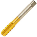 Cinrusge M14X2.0 Thread Tap, Ti-Coated M2 HSS M14 x 2 Thread Milling Tap Right Hand
