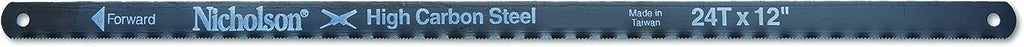 Crescent Nicholson 63256 Replacement Shatterproof Hacksaw Blade SS1218 12" x 18 TPI - 2/Pk