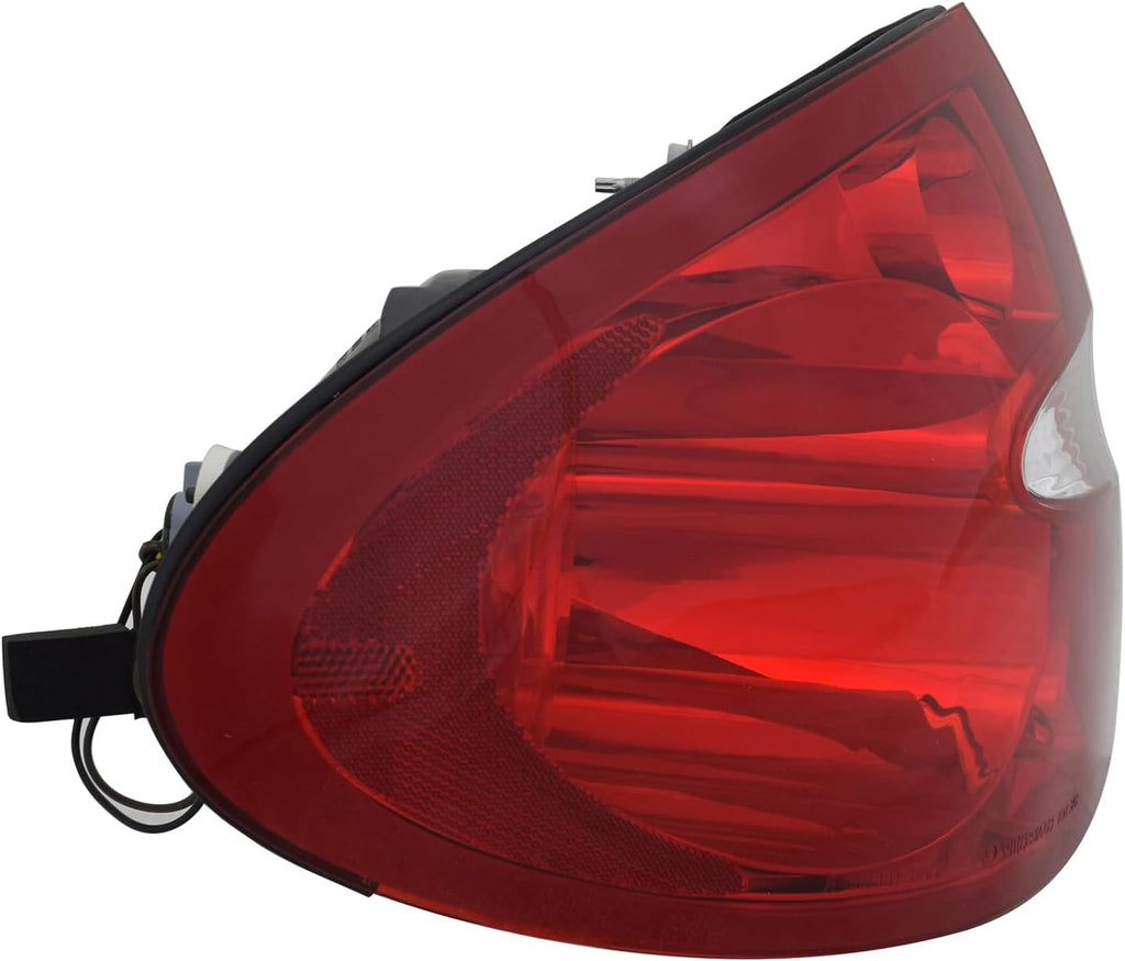 HEADLIGHTSDEPOT Left Driver Side Tail Light Compatible With Buick LaCrosse 2005-2009 CAPA Certified