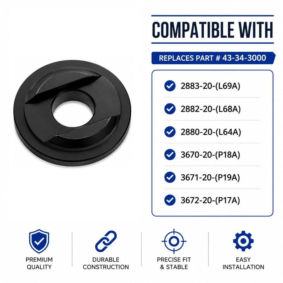 43-34-3000 Blade Backing Flange Compatible with Milwaukee Cordless Grinder
