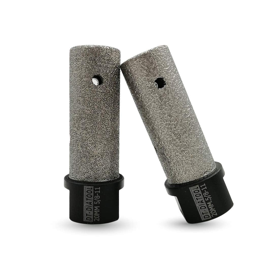 DT-DIATOOL Diamond Finger/Milling bits for Tile Porcelain Hard Ceramic Diameter 20mm Pack of 2