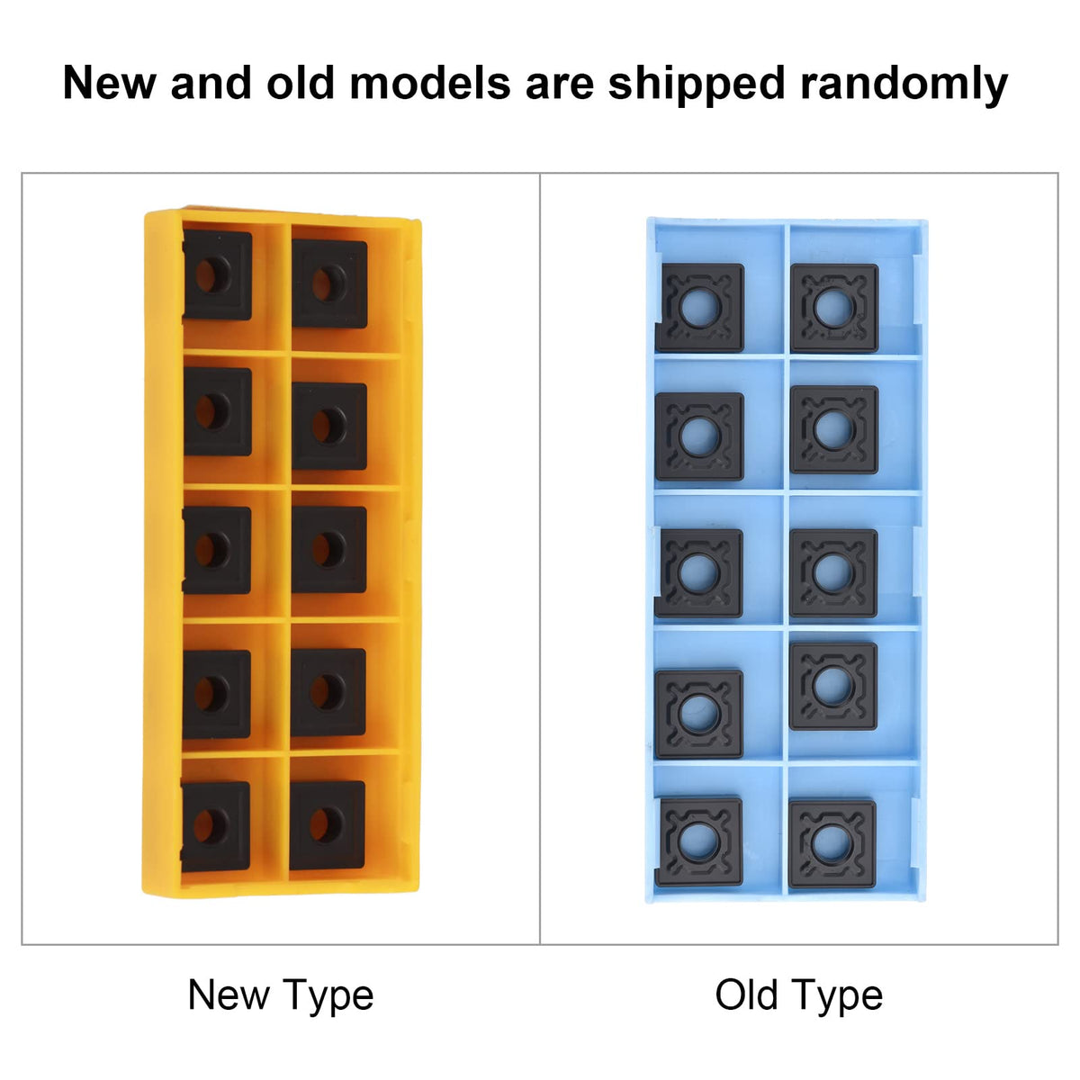 10Pcs SNMG120408 Carbide Inserts for Cast Iron Machining