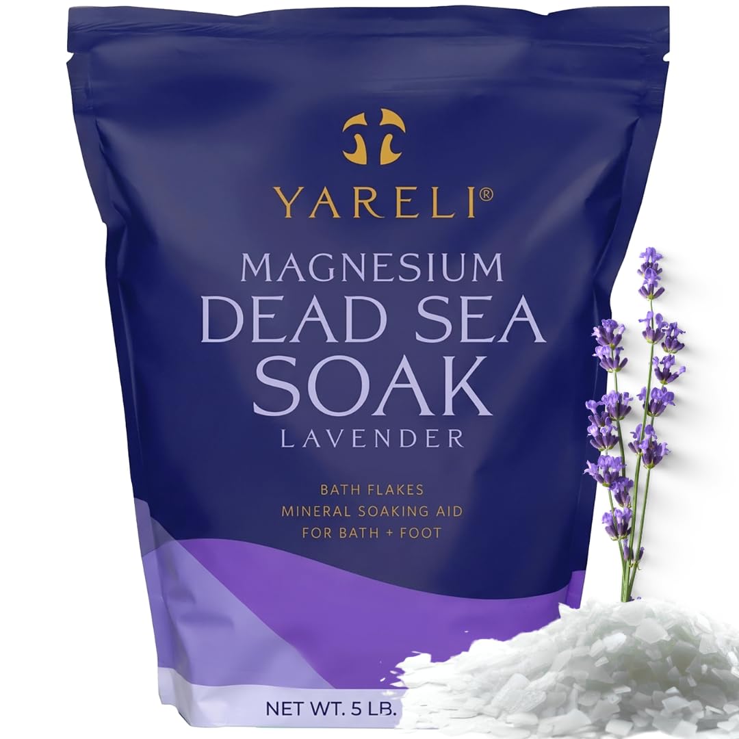 Magnesium Flakes Dead Sea Bath Soak, 5lb Lavender