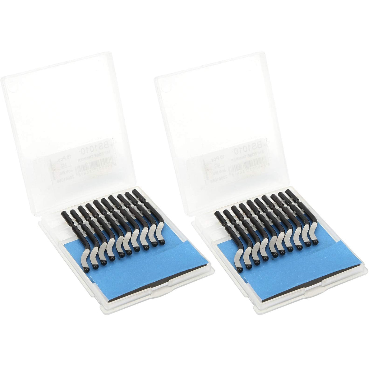 20pcs BS1010 Deburring Blades, HSS Rotary Deburr Blades Set Without Handle for Brass, Iron, Copper, PVC, Plastic, Aluminum, Steel, 3D Printing Plastics