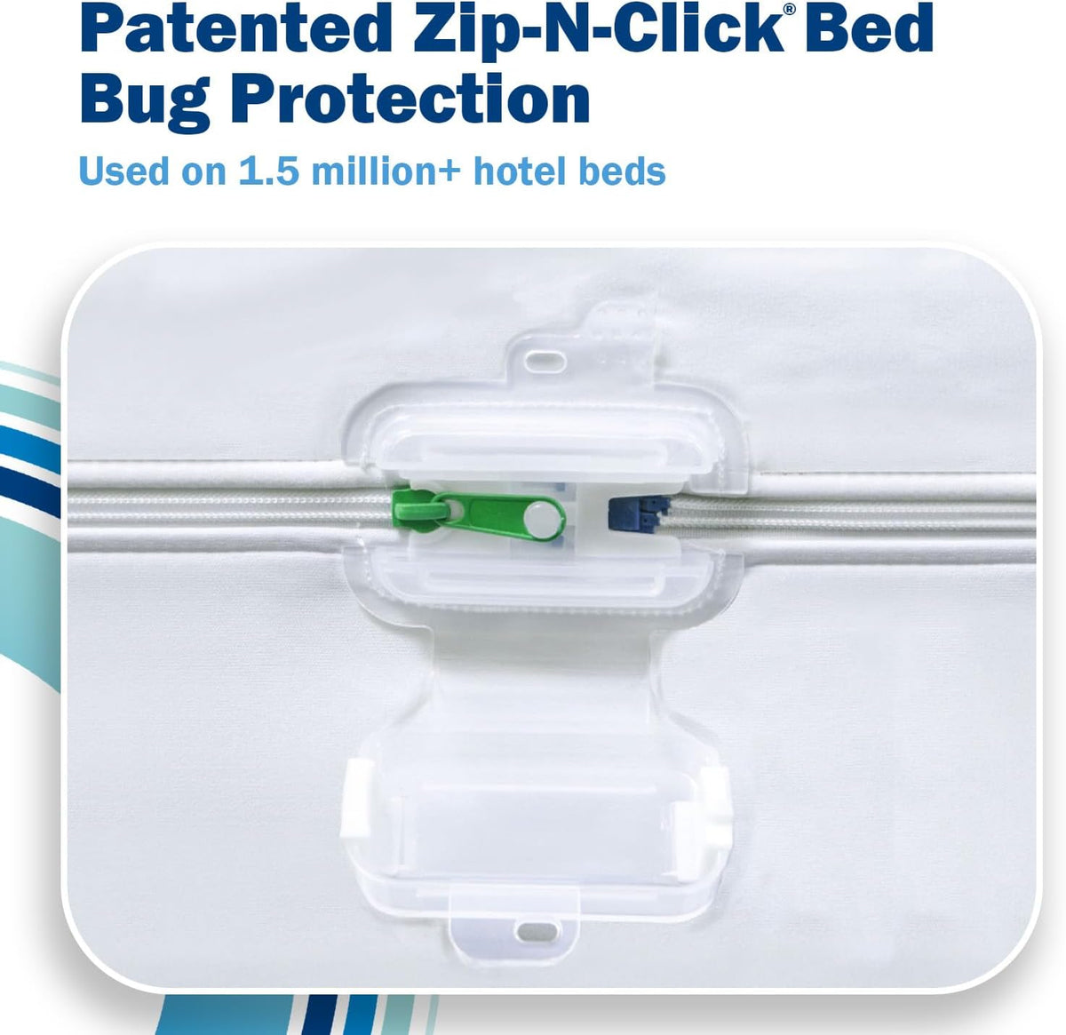 CleanRest PRO Presto! Zip-Off Top Mattress Encasement for EZ Washing, Queen Size, Waterproof Mattress Protector - Bed