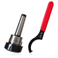 zpldAIAOSI MT3-ER40 Collet Chuck, MT3-ER40 Collet Holder, MTB3-ER40-M12, M12 Drawbar Thread, Morse Tapper 3 Shank, ER40 Wrench