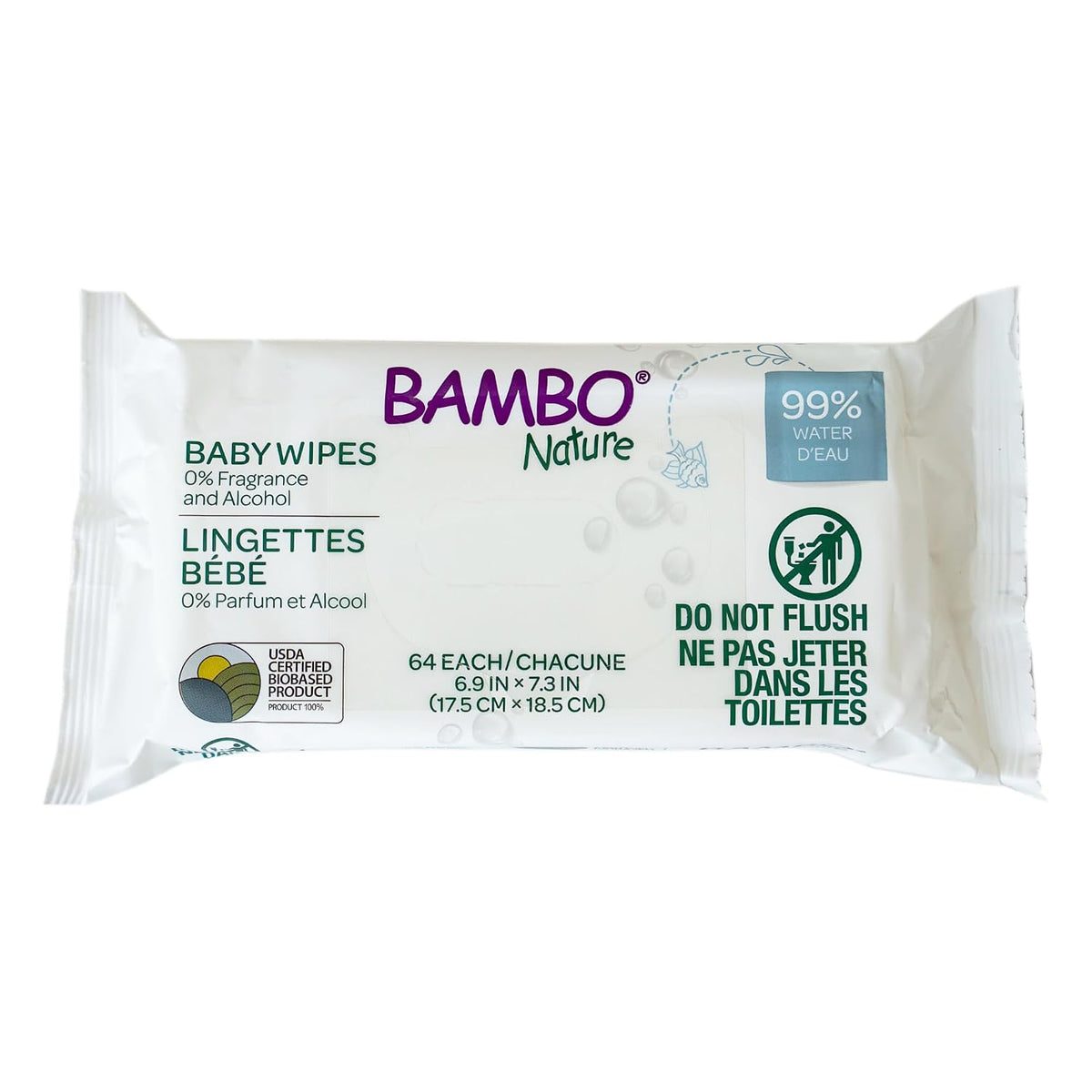 USDA Certified Biobased Baby Wipes 768 Count