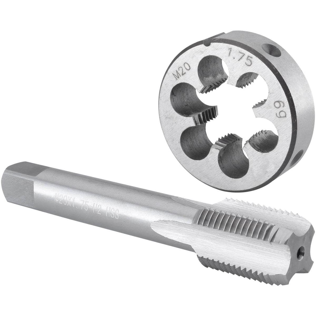 Burkit M20 X 1.75 Tap and Die Set Right Hand