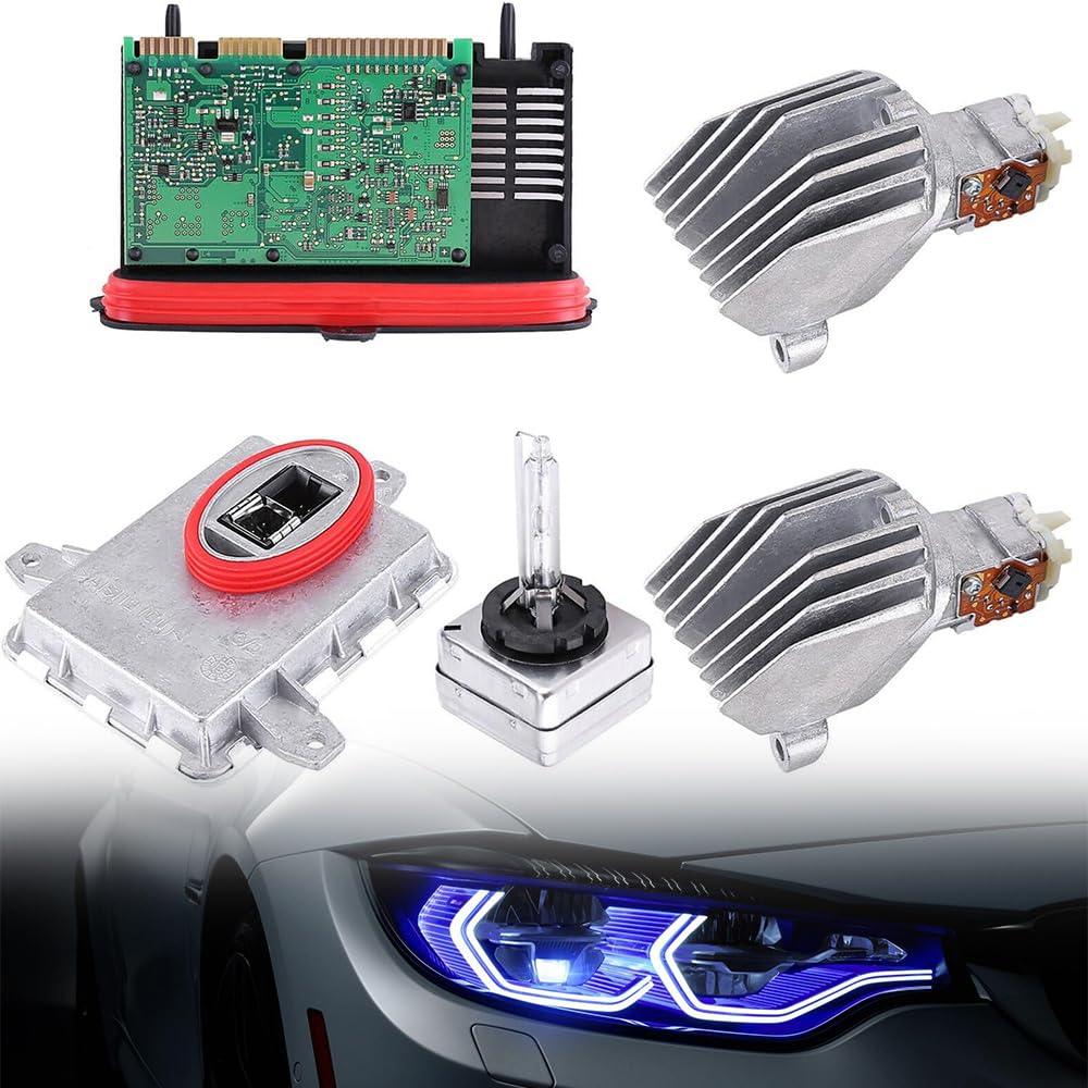 COPACHI Xenon Ballast Bulb LED Module Diode Kit Compatible with BMW 5 Series 535d 528i 535i 550i M5 2014-2016 63117355073 After-Market Parts