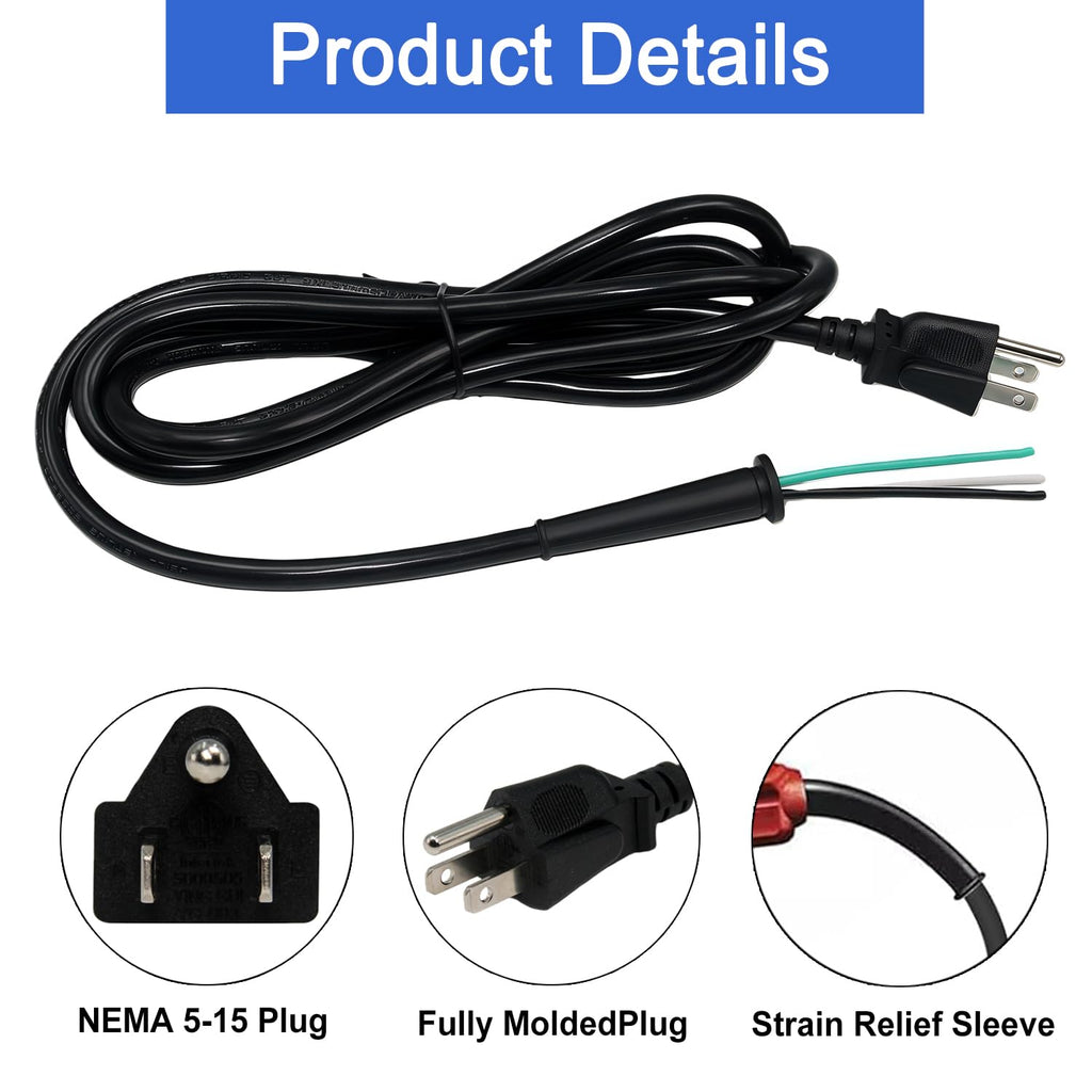 22-64-0405 Cord Set for Mil-wauk-ee Replacement Cord 8.2FT/2.5m
