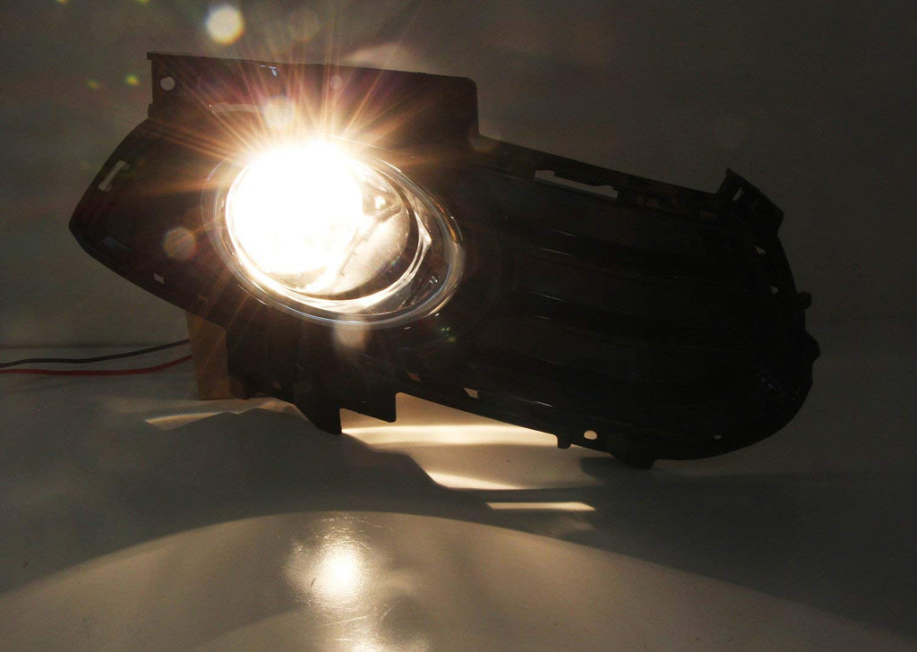 iJDMTOY Halogen Fog Light Kit For Ford 2013-2016 Fusion