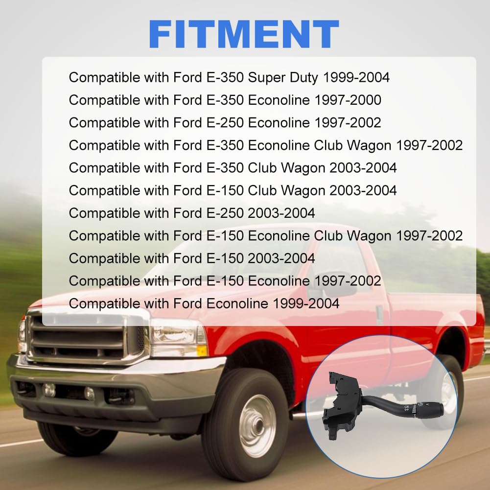 Turn Signal Switch Compatible with Ford E-350 E-250 E-150 Econoline