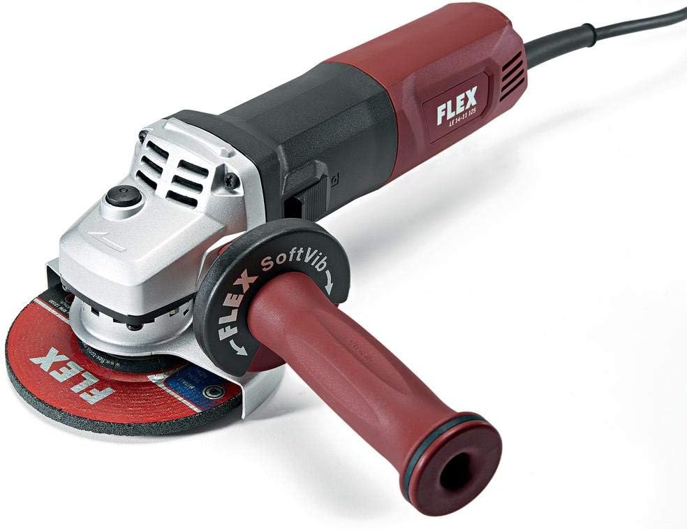 LE 14-11 125-12 Amp 4-1/2" / 5" Variable Speed Small Angle Grinder with Restart Protection and Side Switch