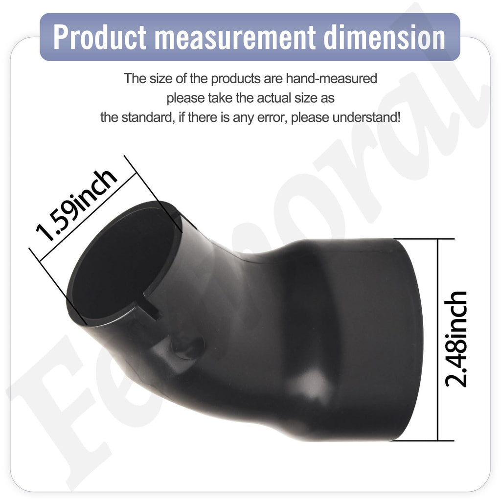 Miter Saw Vacuum Adapter (2 1/2") Compatible with Mak-ita Miter Saws