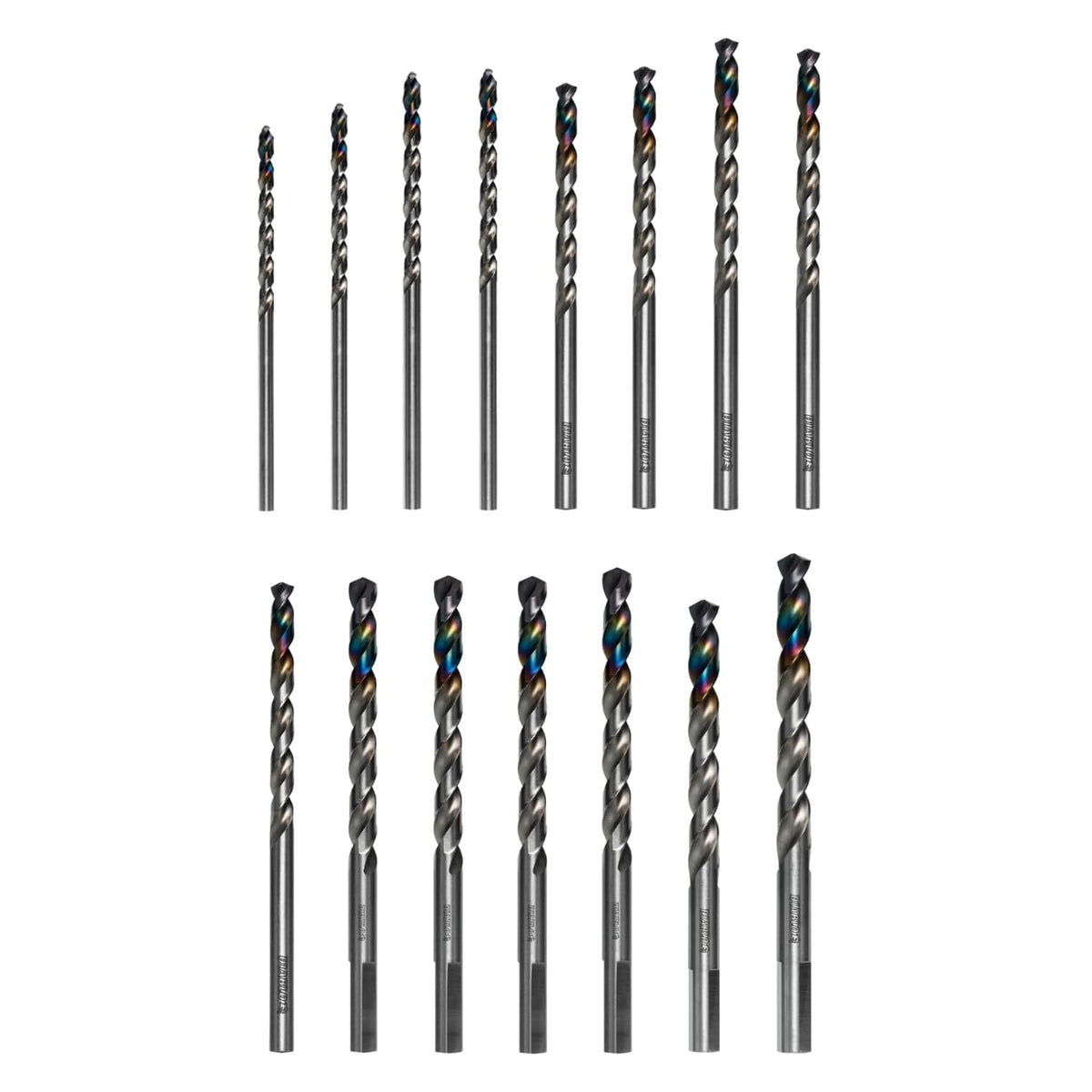 Diablo Metal Demon Drill Bit Set - 1/16" - 3/8" Size Range, 15-Piece