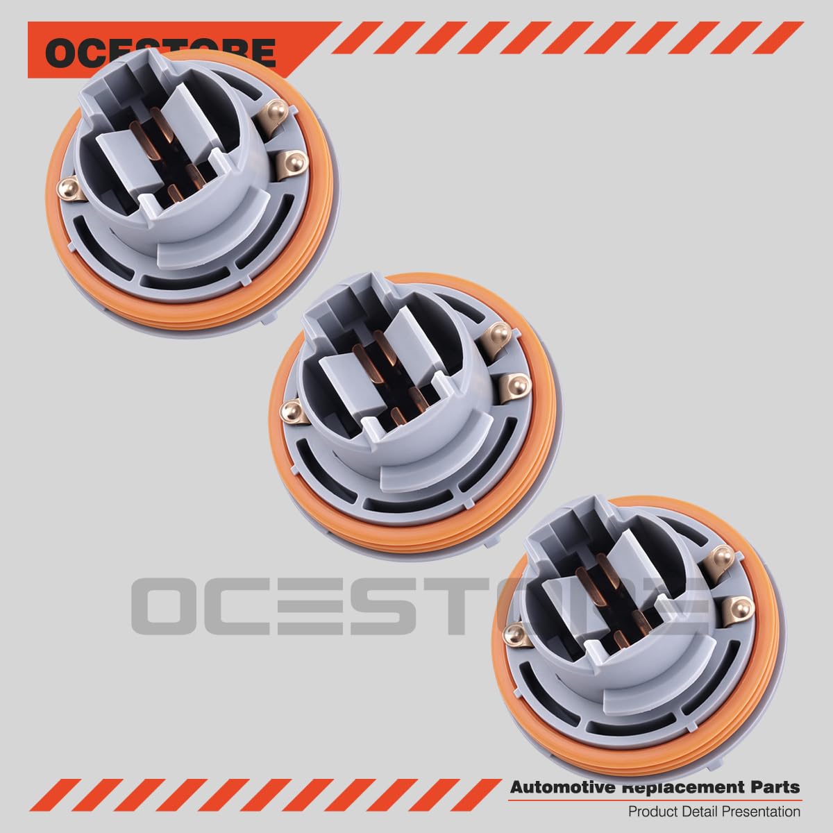 OCESTORE 4676589 Tail Light Socket Replace 923-034, Rear Tail Light Bulb Socket Fit for Chry-sler Dod-ge 1996-2000 (3pcs)
