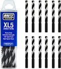 Champion Cutting Tool XL5-7 Brute Platinum HD HSS Jobber Twist Drill 135-Degree Split Point, 12-Pack
