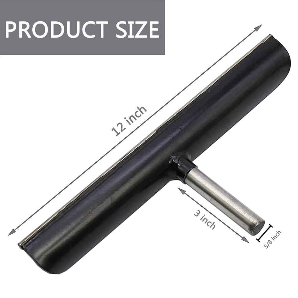 12" Stainless Steel Lathe Tool Rest for Woodworking Wood Turning Lathe Turning Tool Rest, 5/8" Diameter Post