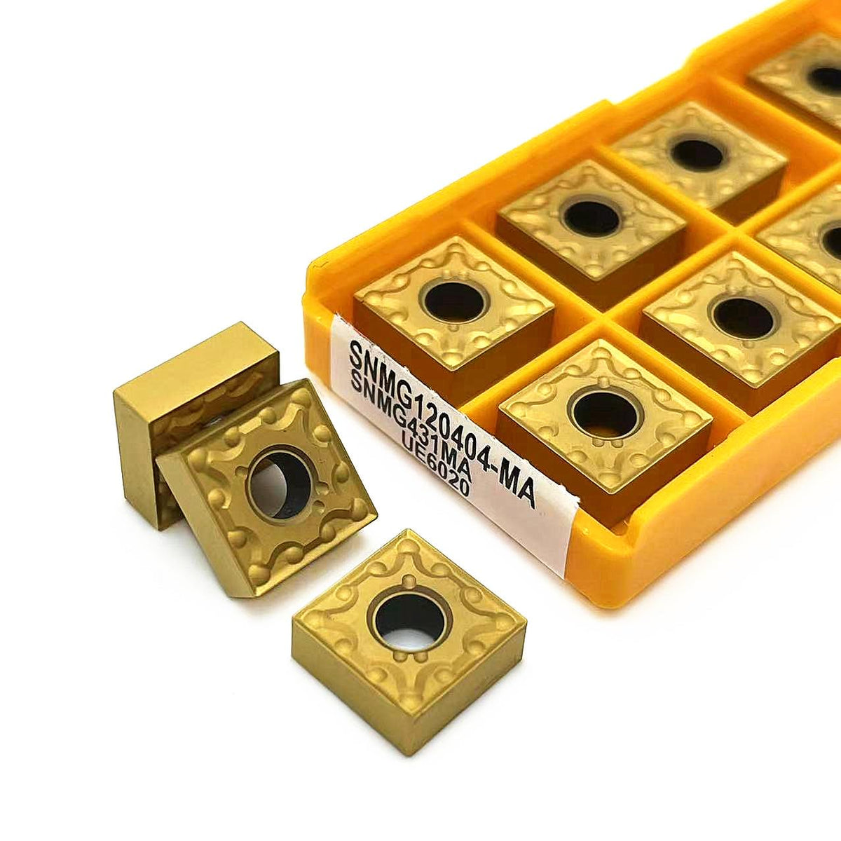 SNMG120404 SNMG120408 Carbide Insert External Turning Tool Steel Processing Turning Insert CNC Metal Cutting Tool(SNMG120404 MA UE6020)