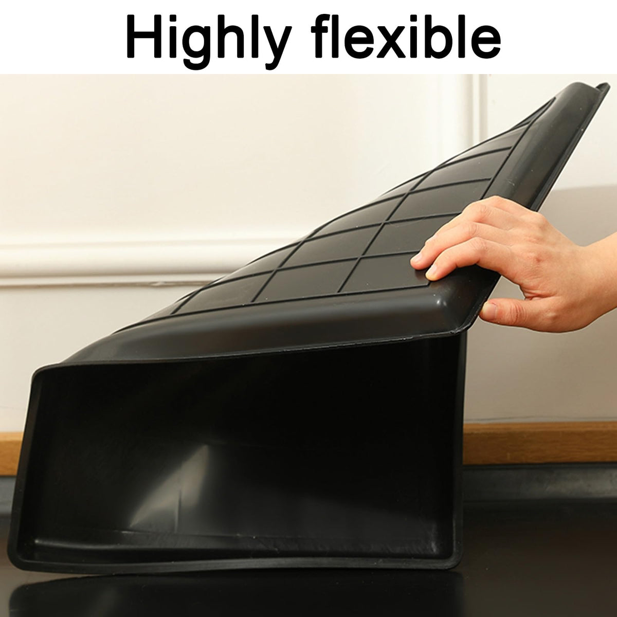 Yqyc Air Conditioner Drip Pan, Plant Trays for Pots, Black, Plastic Material, Suitable for Balcony Gardens(74x49cm/29x19in)