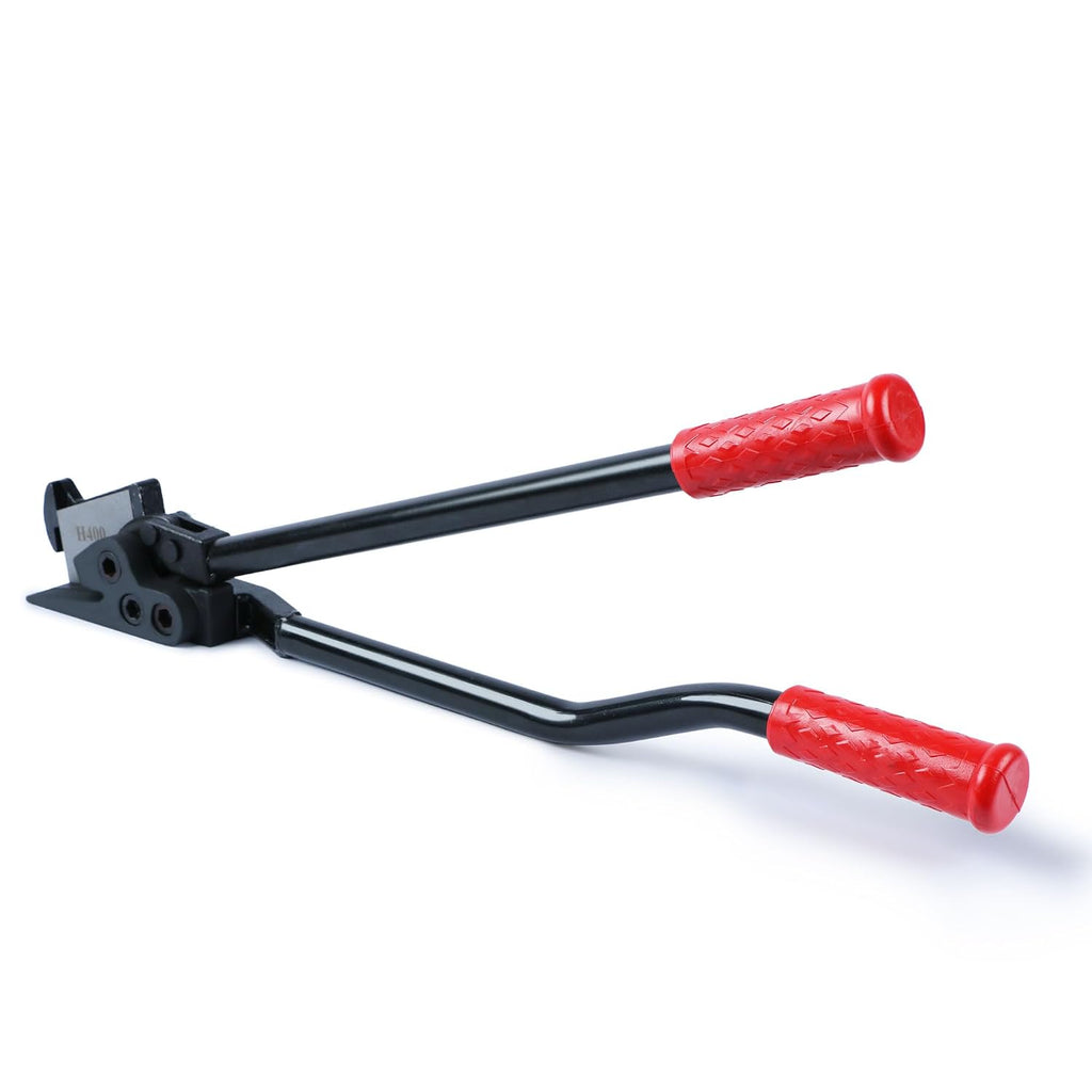 Steel Strapping Tool Kit Set Pallet Packaging Strapping Banding Kit for 1/2" to 5/8" Steel Strapping - Tensioner