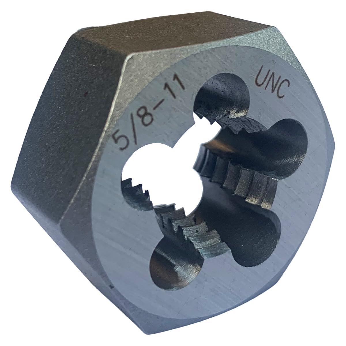 5/8-11 Die Hex Die Carbon Steel Rethreading Die For Right Hand Use