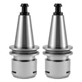 LIBOQIAO ISO20 ER20 Spring Collet Chuck CNC Tool Holder, High Speed 40,000rpm Balanced, for Precision Engraving & Milling Machines, 2 Pack