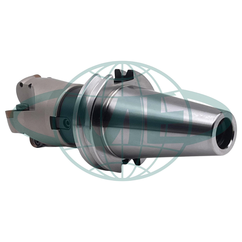 CME 2" 90° Indexable Face Mill w/ CAT40 Arbor, RCKT1204 Inserts Included, 4 Flutes