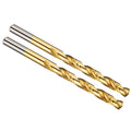 PATIKIL 6.9mm Drill Bit M2 High-Speed Steel 135° TiN Coated 2Pcs
