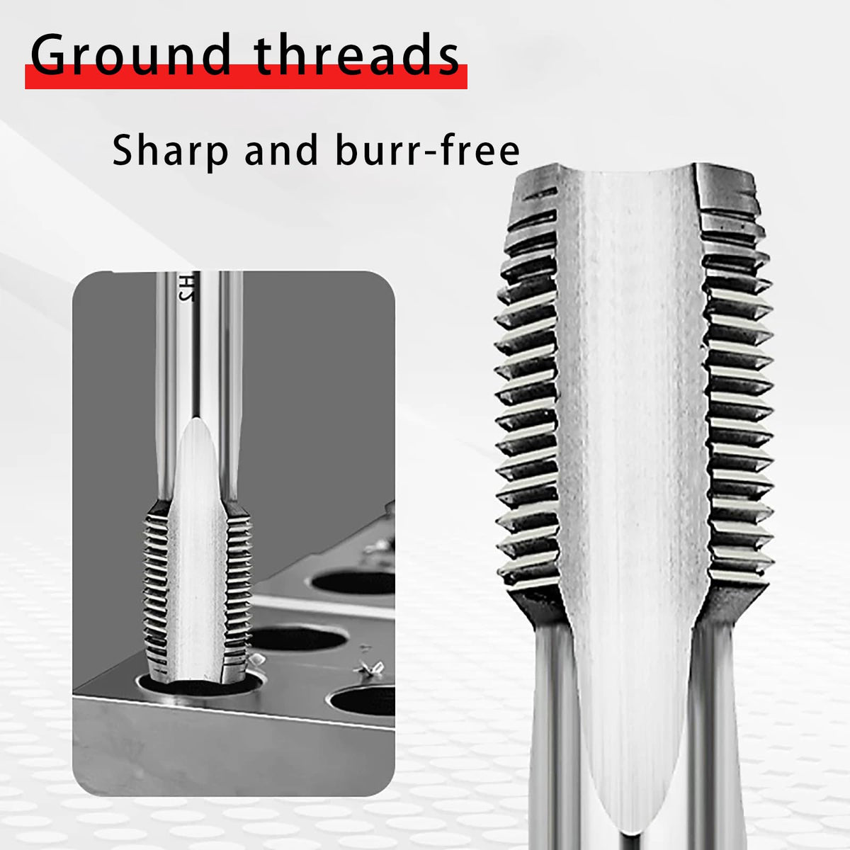 M11 x 1.5mm Thread Tap – HSS 6542 Extra Long Metric Machine Taps, 130mm (5.12") for Mold Repair and Fine Part Threading in Metalworking (1Pc)