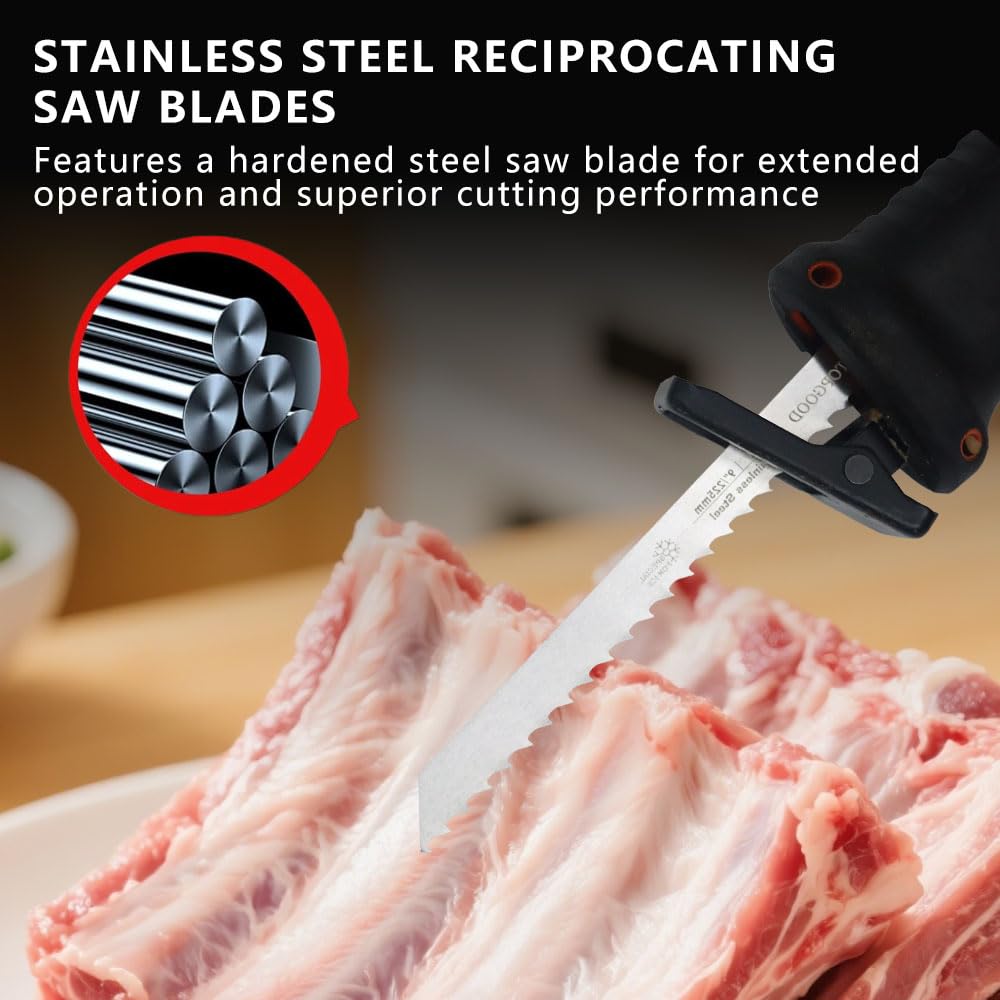 MORETOPGOOD 12 Inch Stainless Steel Reciprocating Saw Blades