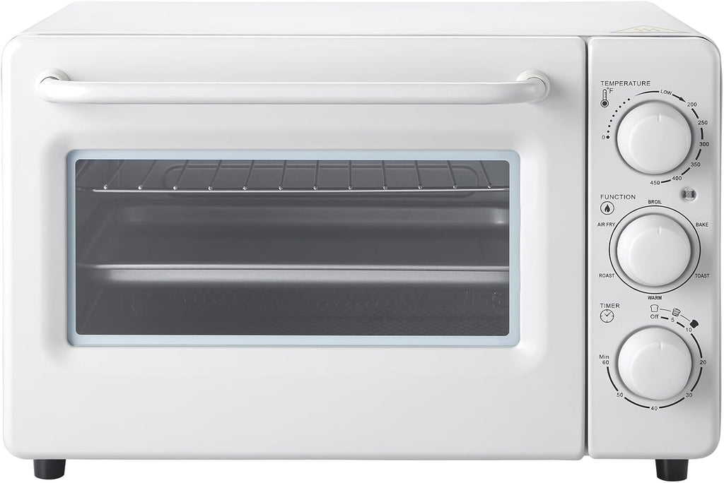 Air Fryer Toaster Oven Combo, Retro Convection Oven Countertop,19QT Small Toaster Oven, 4-slices or 9"