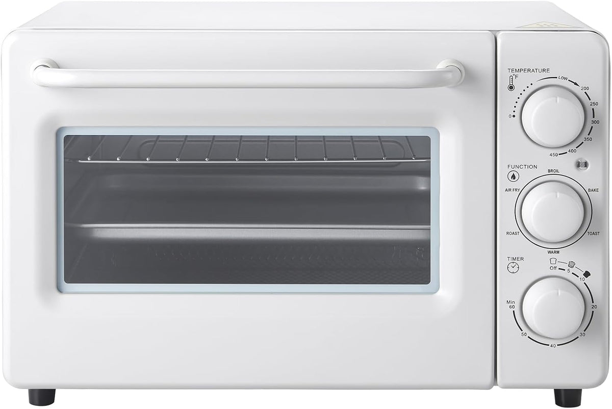 Air Fryer Toaster Oven Combo, Retro Convection Oven Countertop,19QT Small Toaster Oven, 4-slices or 9"