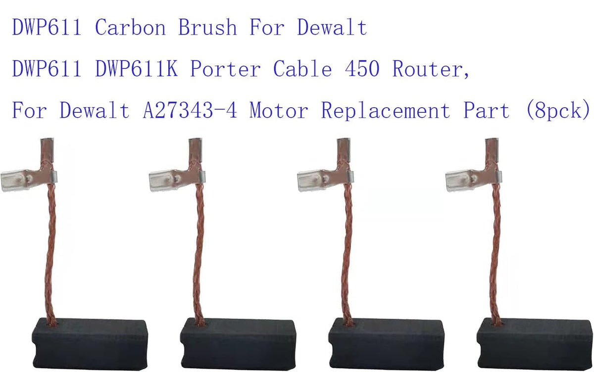 8 pack DWP611 Carbon Brush For Dewalt DWP611 DWP611K